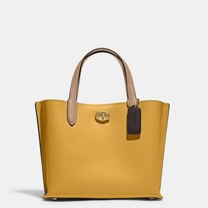 Coach Retail Willow Tote 24 in color block